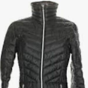 Kenneth Cole Reaction Women's Black Down-Filled Puffer Jacket Size Large